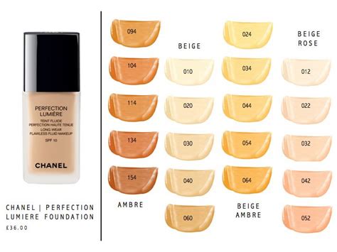 chanel foundation shades guide.